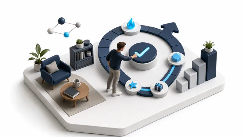Playful learning mechanics turning an intention into a daily routine